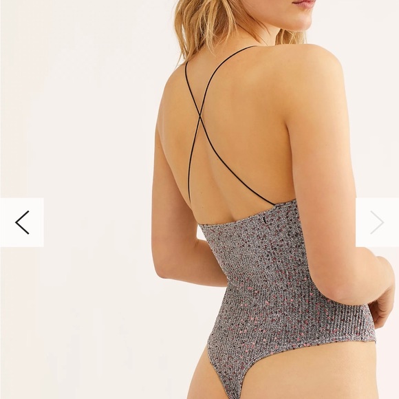 For Love & Lemons Constance Sparkle Bodysuit - NWOT - Picture 4 of 12